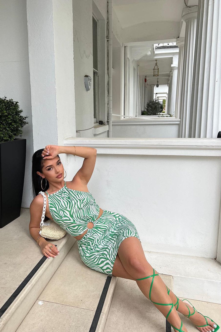 zebra print cut out dress Hauture Women's One Shoulder Zebra Print Cutout Front Knot Ruched Sexy Dress, Photoshoot Mini Dress, Resort,, Boho, Beach, Dinners, Dates, Dancing