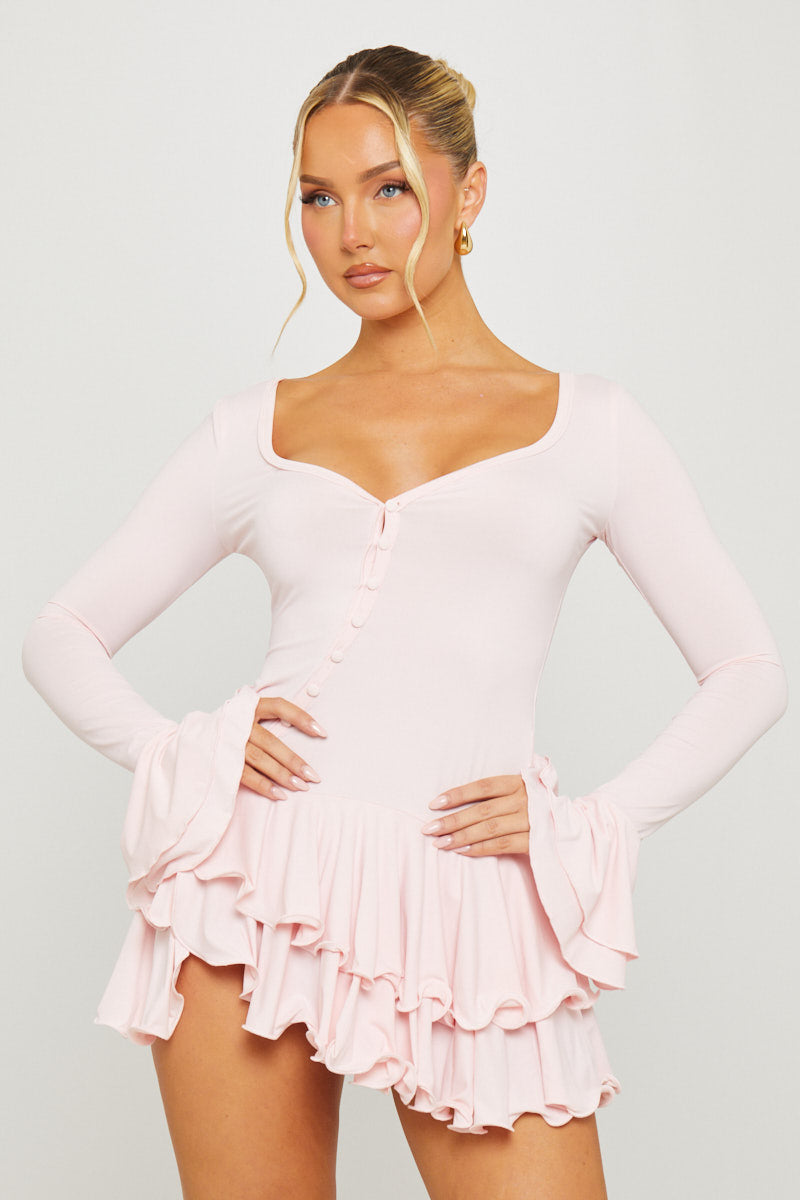 Cookies Pink Ruffle Robe Pink Ruffle Dresses