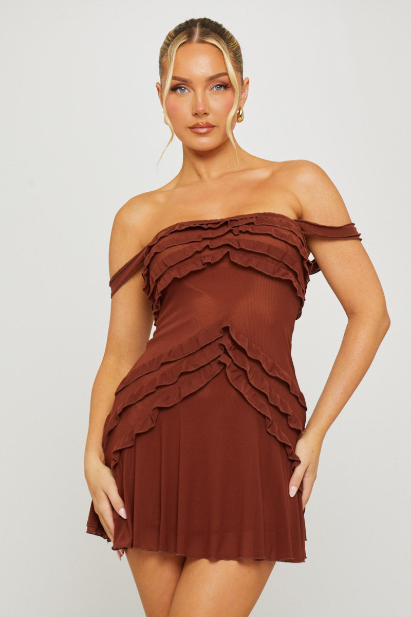 Mini Prom Dress Ruffle Ruffle Mini Dresses