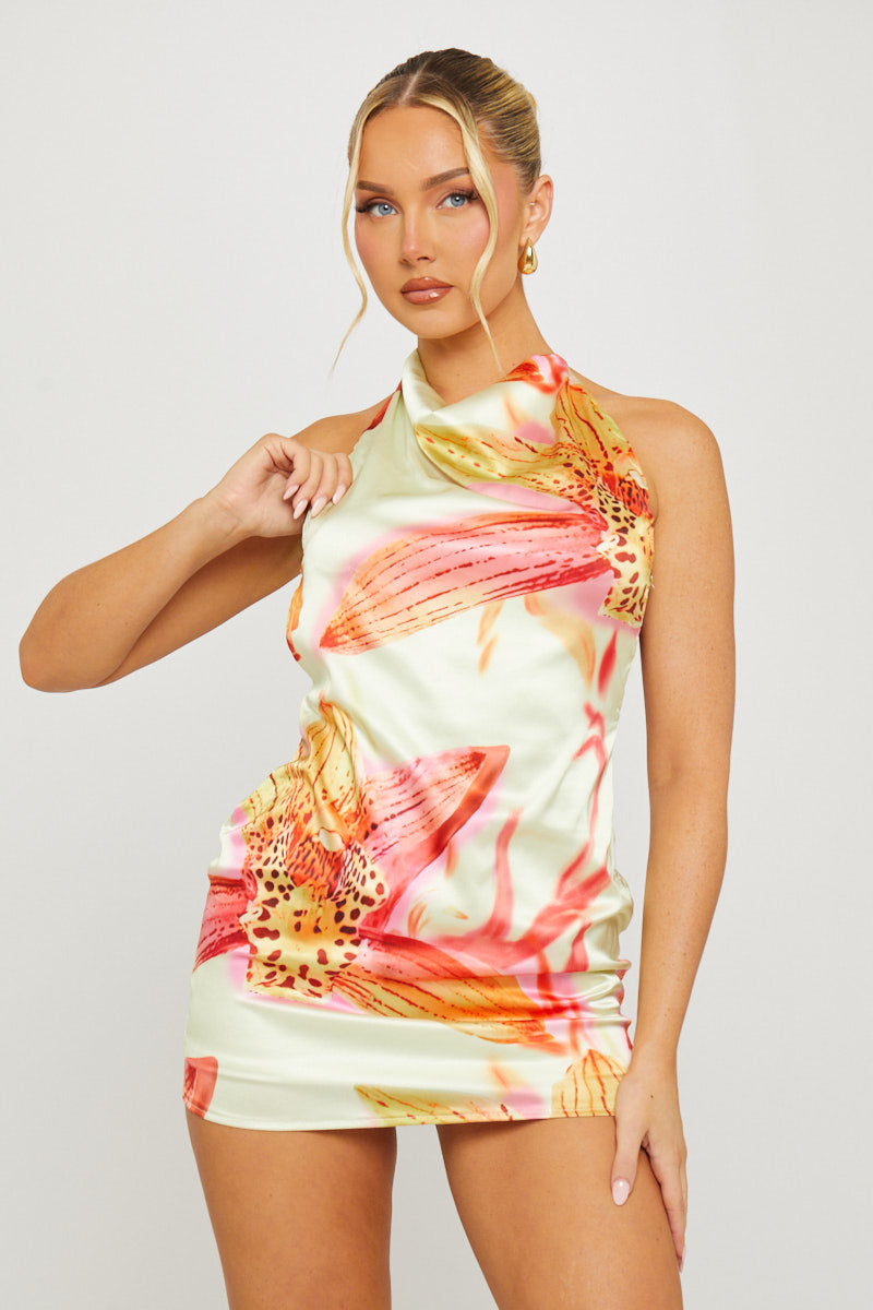 Floral Backless Dresses Floral Backless Dresses