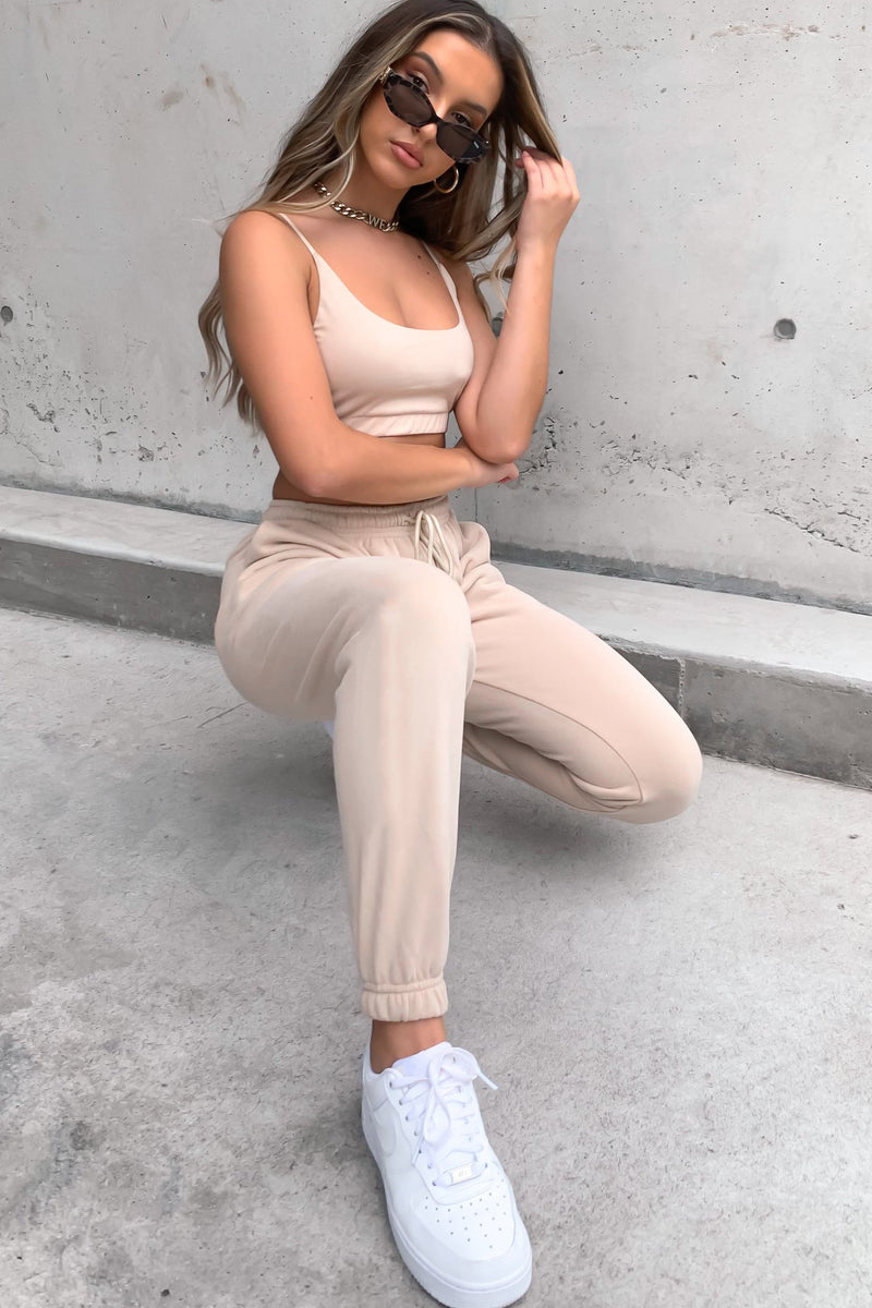 Sand Premium Drawstring Joggers