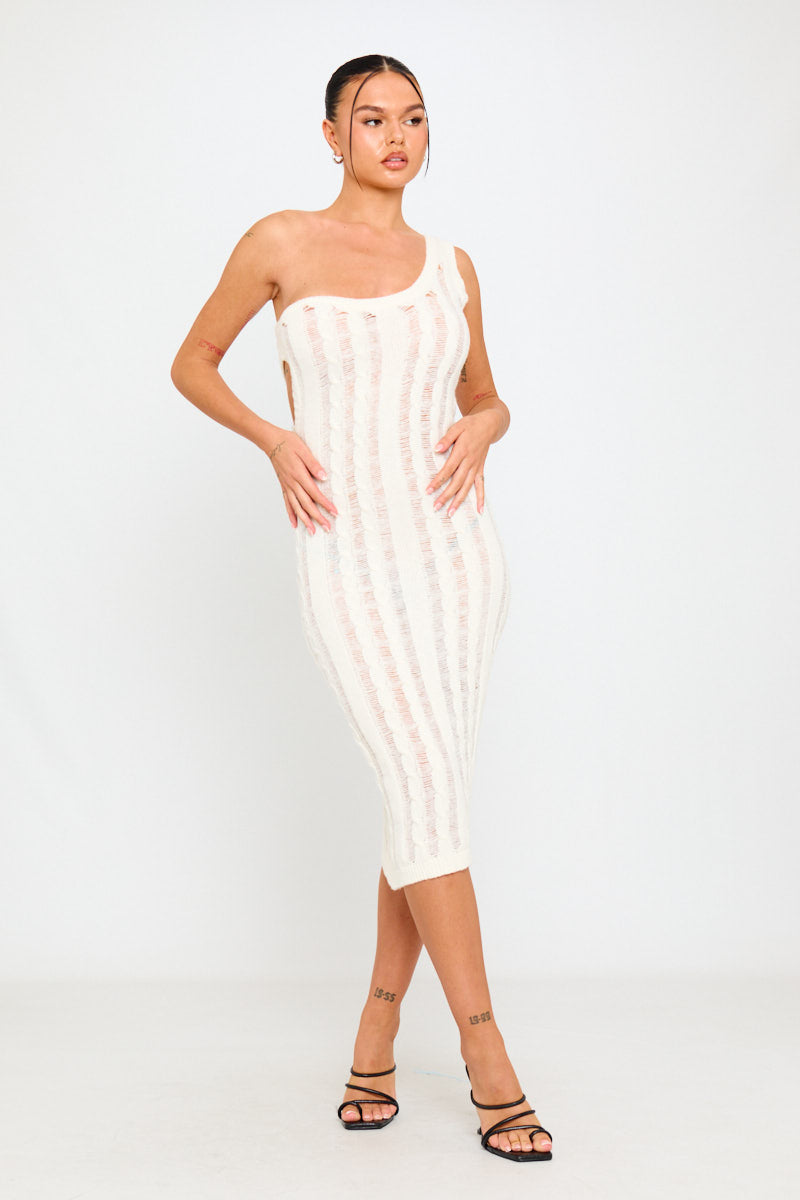White One Shoulder Dresses White One Shoulder Dresses
